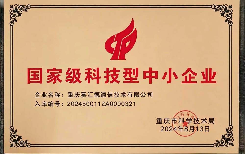 国家级科技型中小企业